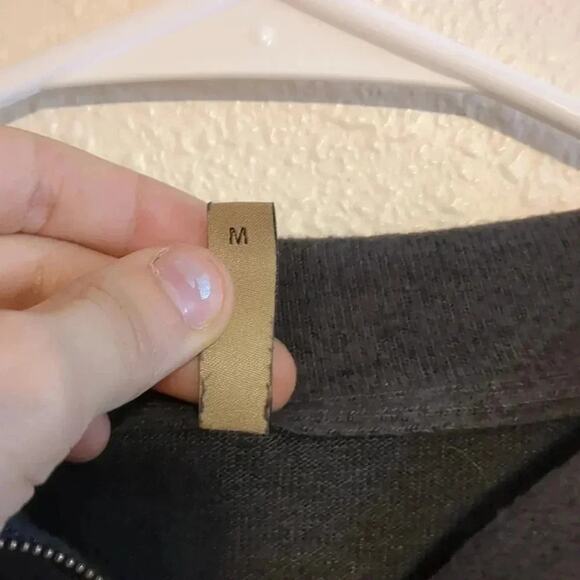 SoyaConcept Quarter Zip Pullover Blue Grey Light Sweater Size M - Picture 4 of 5